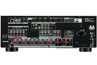 Denon AVR rear