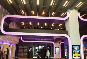 Electrical and lighting works in multiplex
